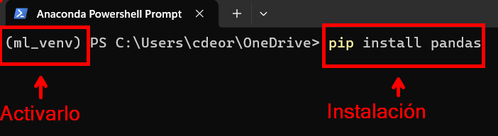 installpandas